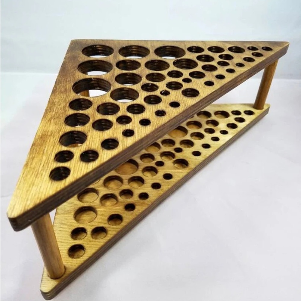 ✨ Handmade Oak Makeup Brush Holder ✨